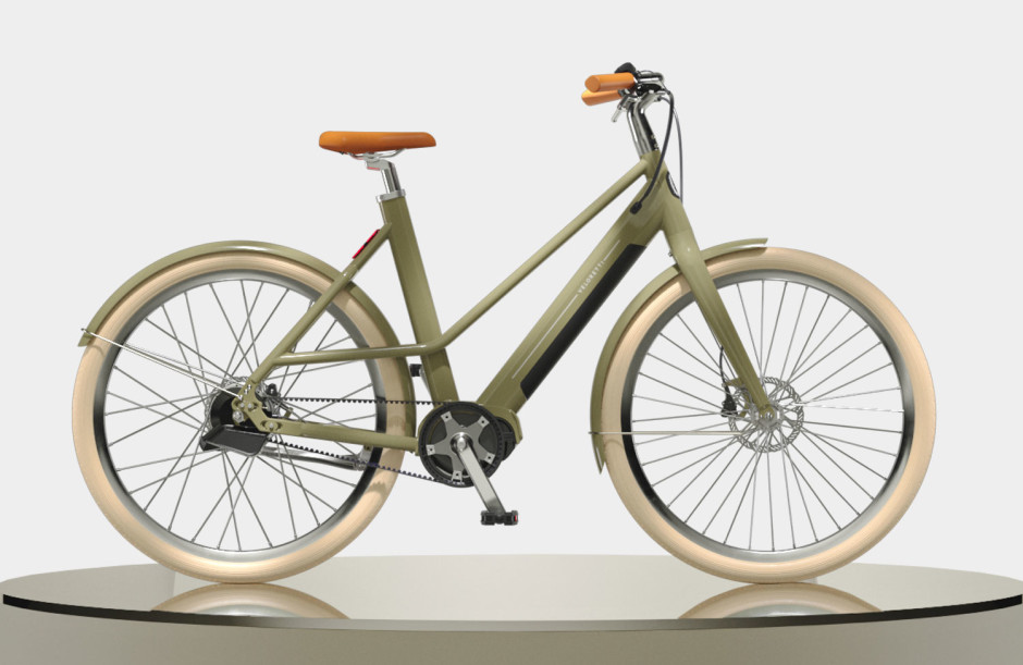Veloretti-Ivy-Urban-E-Bike-Comfort-Frame-Moss-Green